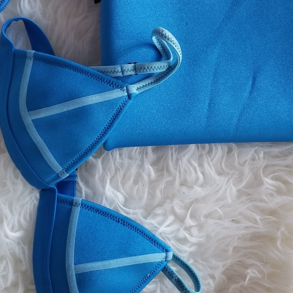 Triangl Swimwear Blue Top